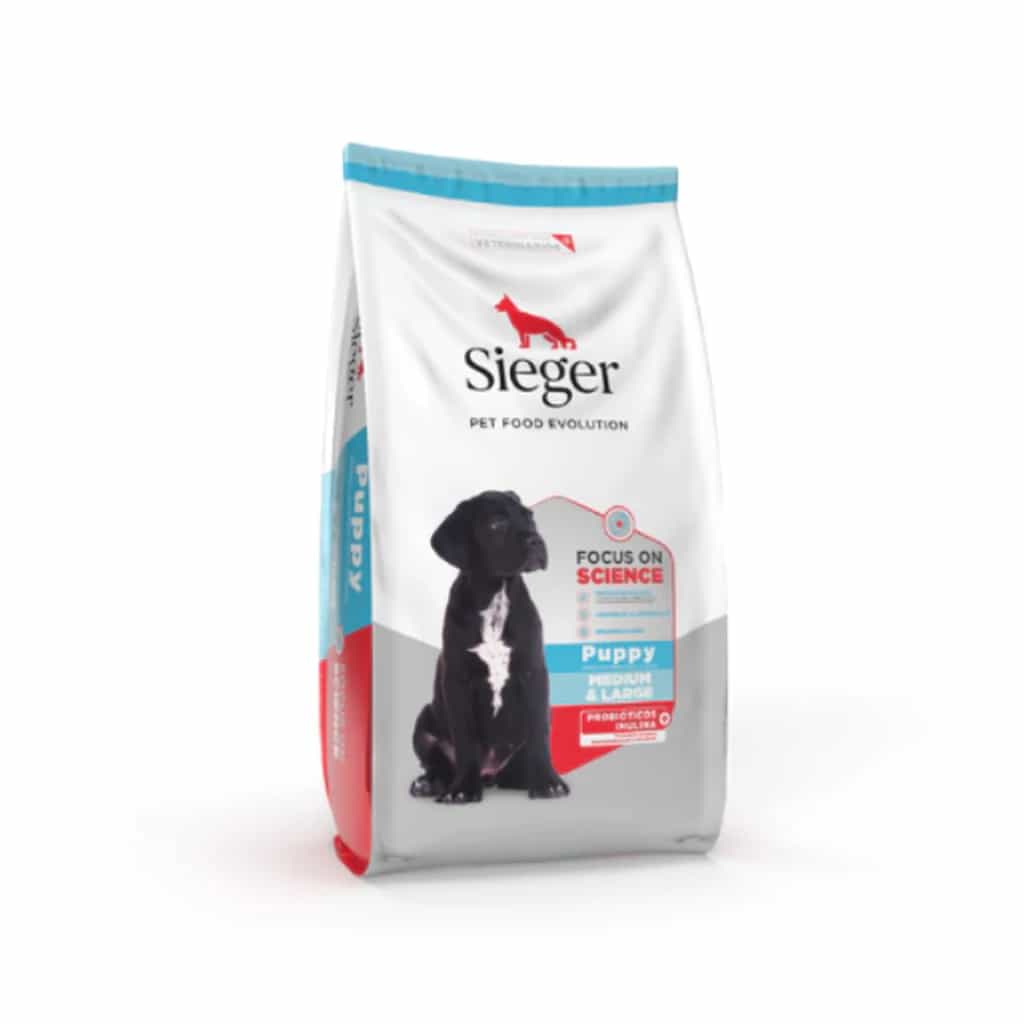 Sieger Cachorro Mordida Mediana/Grande x 15 kg.