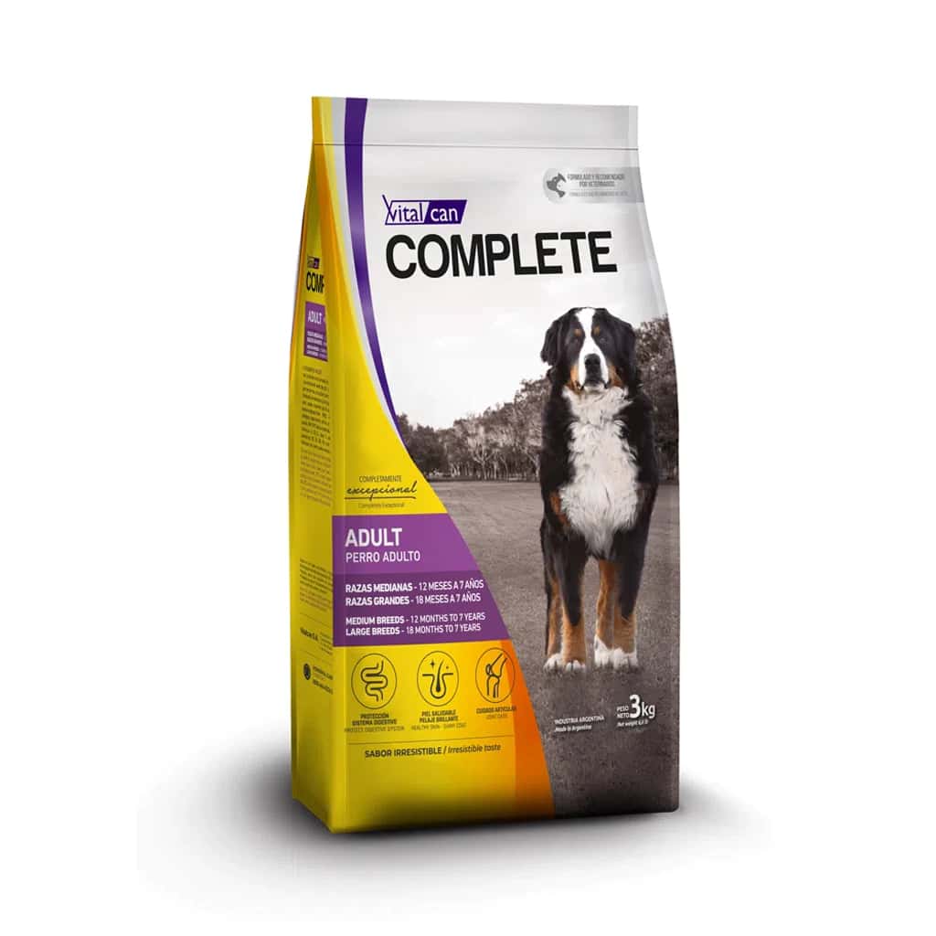 Complete Adulto Raza Mediana y Grande x 3 kg.