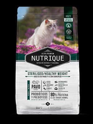 Nutrique Gato Adulto Castrado y/o Sobrepeso x 2 kg.