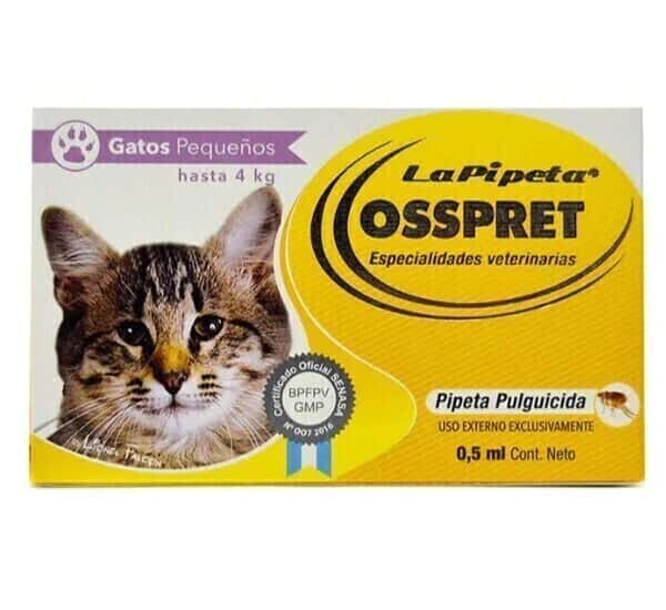 PIPETAS OSSPRET GATOS 4KG