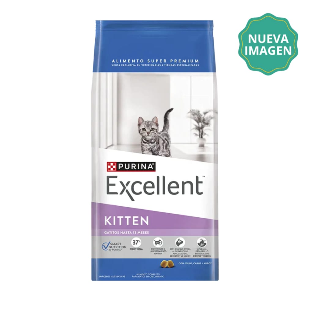 EXCELLENT KITTEN CON POLLO Y ARROZ X 7,5KG