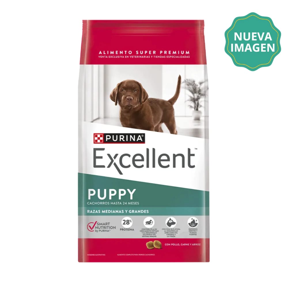 EXCELLENT PUPPY RAZAS MEDIANAS Y GRANDES X 3KG