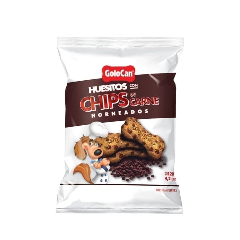 HUESITOS CON CHIPS S/CARNE X 120GRS