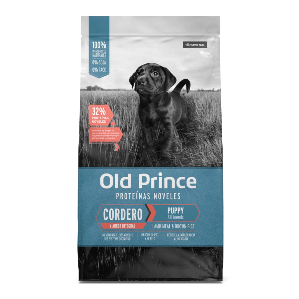OLD PRINCE CORDERO Y ARROZ PERRO CACHORRO 3 KG