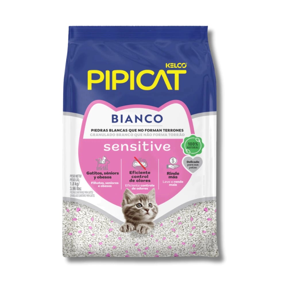 PIEDRAS PIPI CAT BIANCO SENSITIVE X 1.8 KG
