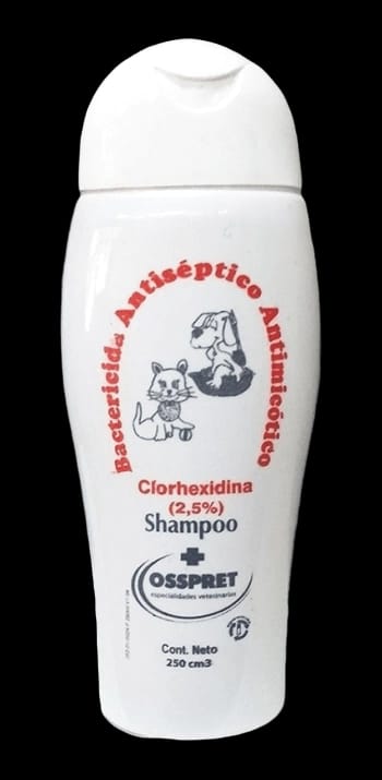 Shampoo Osspret con Clorhexidina