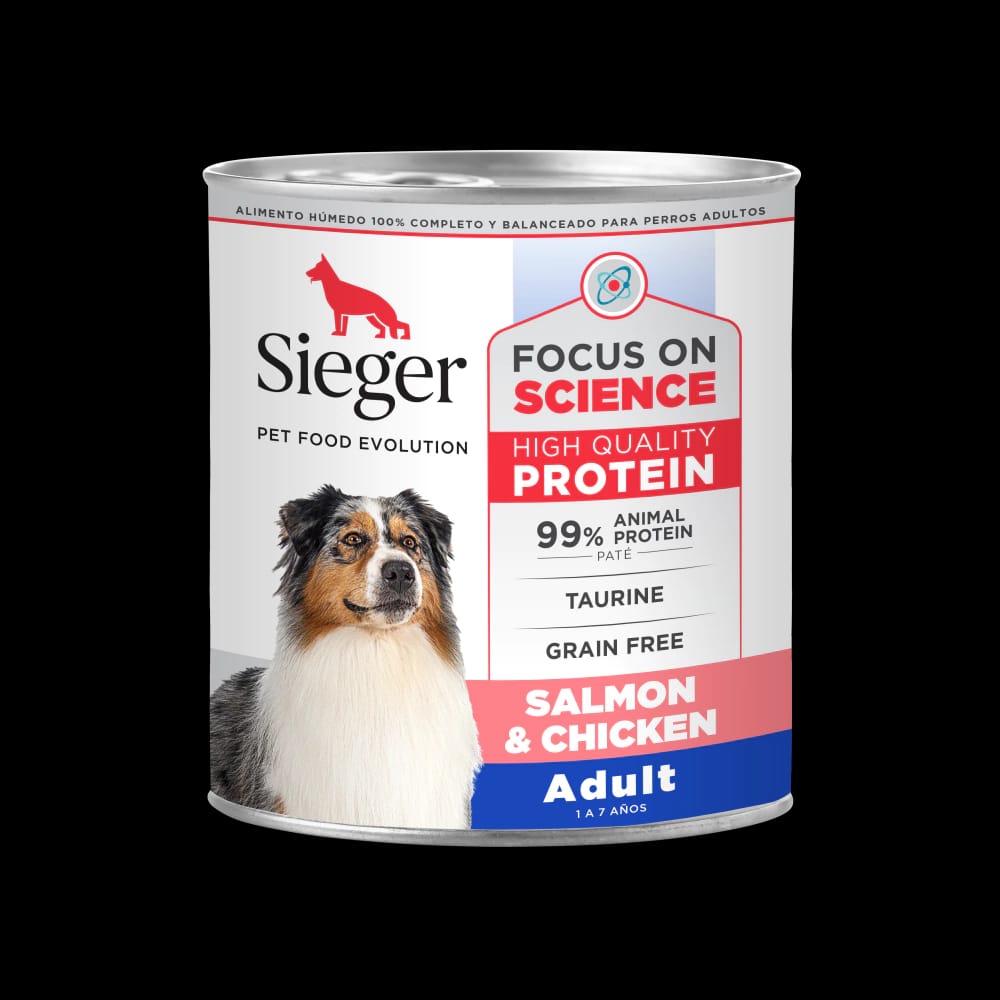 SIEGER PERRO ADULTO SALMON Y POLLO X 340 GR. EO