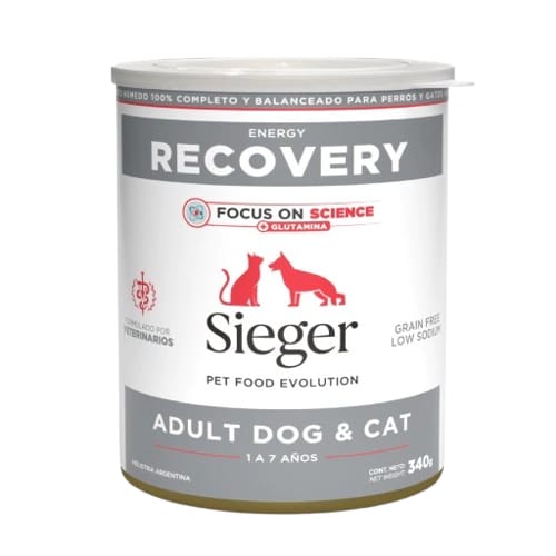 SIEGER PERRO LATA RECOVERY X 340 GR. EO