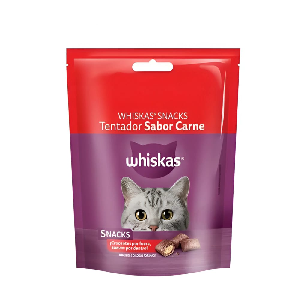 SNACKS WHISKAS CARNE X80G