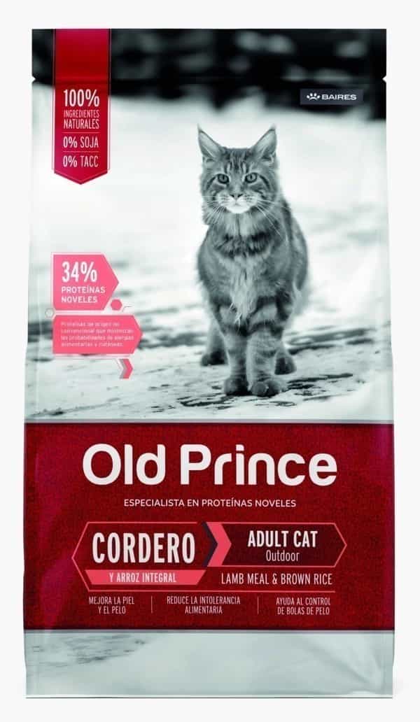 OLD PRINCE CORDERO Y ARROZ GATO ADULTO 3 KG